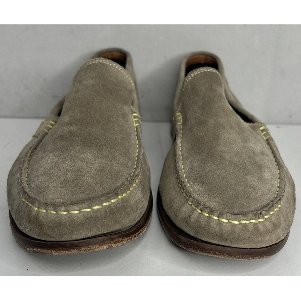 Donald J Pliner Nate Sand Suede Loafers Men's Size 9 Made In Italy Slip On - Picture 2 of 11